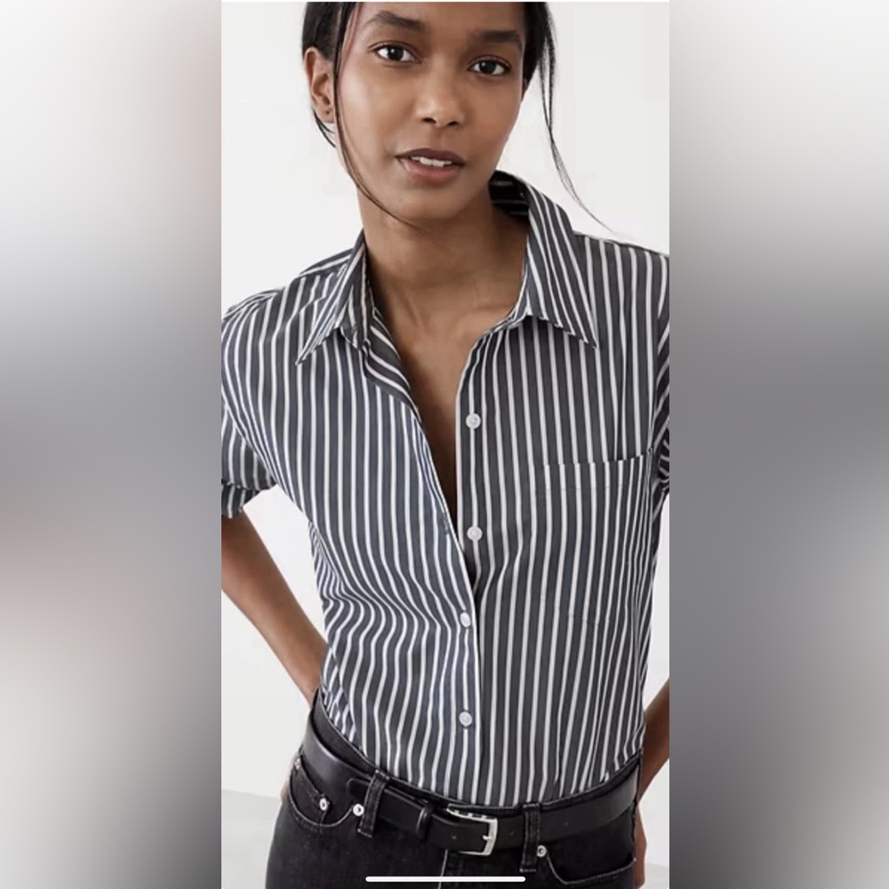 Banana Republic Factory Classic Poplin Button Down Shirt, M, NWOT